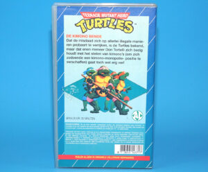 VHS TMNT TEENAGE MUTANT HERO TURTLES DE KIMONO BENDE PAL DUTCH 1988 GOODVIEW HOME VIDEO