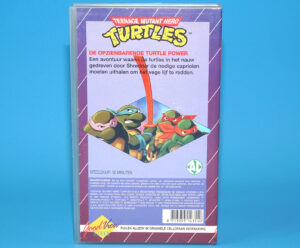 VHS TMNT TEENAGE MUTANT HERO TURTLES DE OPZIENBARENDE TURTLE POWER PAL DUTCH 1988 GOODVIEW HOME VIDEO