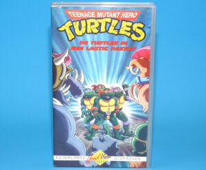 VHS TMNT TEENAGE MUTANT HERO TURTLES DE TURTLES IN EEN LASTIG PAKKET PAL DUTCH 1988 GOODVIEW HOME VIDEO