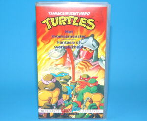 VHS TMNT TEENAGE MUTANT HERO TURTLES HET MOERASMONSTER PAL DUTCH 1988 GOODVIEW HOME VIDEO