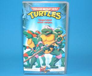 VHS TMNT TEENAGE MUTANT HERO TURTLES OPGERUIMD STAAT NETJES PAL DUTCH 1988 GOODVIEW HOME VIDEO