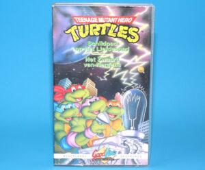 VHS TMNT TEENAGE MUTANT HERO TURTLES SCHILDPAD OP HET LIEFDESPAD PAL DUTCH 1988 GOODVIEW HOME VIDEO