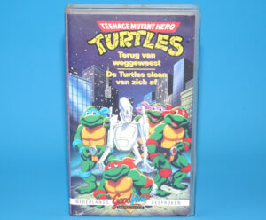VHS TMNT TEENAGE MUTANT HERO TURTLES TERUG VAN WEGGEWEEST PAL DUTCH 1988 GOODVIEW HOME VIDEO