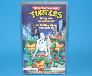 VHS TMNT TEENAGE MUTANT HERO TURTLES TERUG VAN WEGGEWEEST PAL DUTCH 1988 GOODVIEW HOME VIDEO