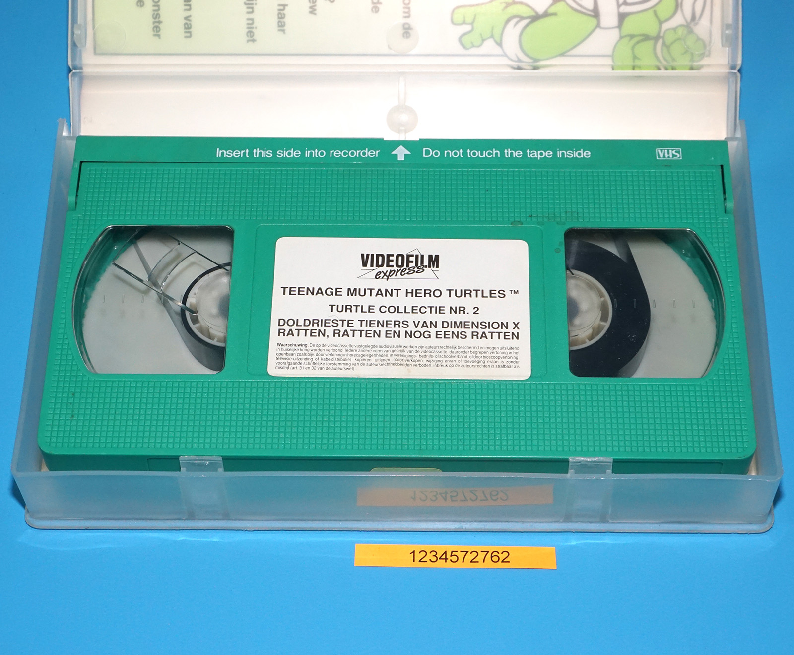 VHS TMNT TEENAGE MUTANT HERO TURTLES TURTLE COLLECTION NR.2 PAL DUTCH 1991 VIDEOFILM EXPRESS - Image 4