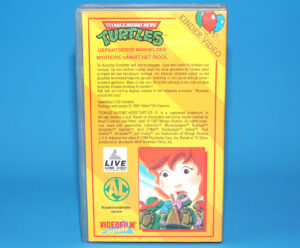 VHS TMNT TEENAGE MUTANT HERO TURTLES TURTLE COLLECTION NR.4 PAL DUTCH 1991 VIDEOFILM EXPRESS