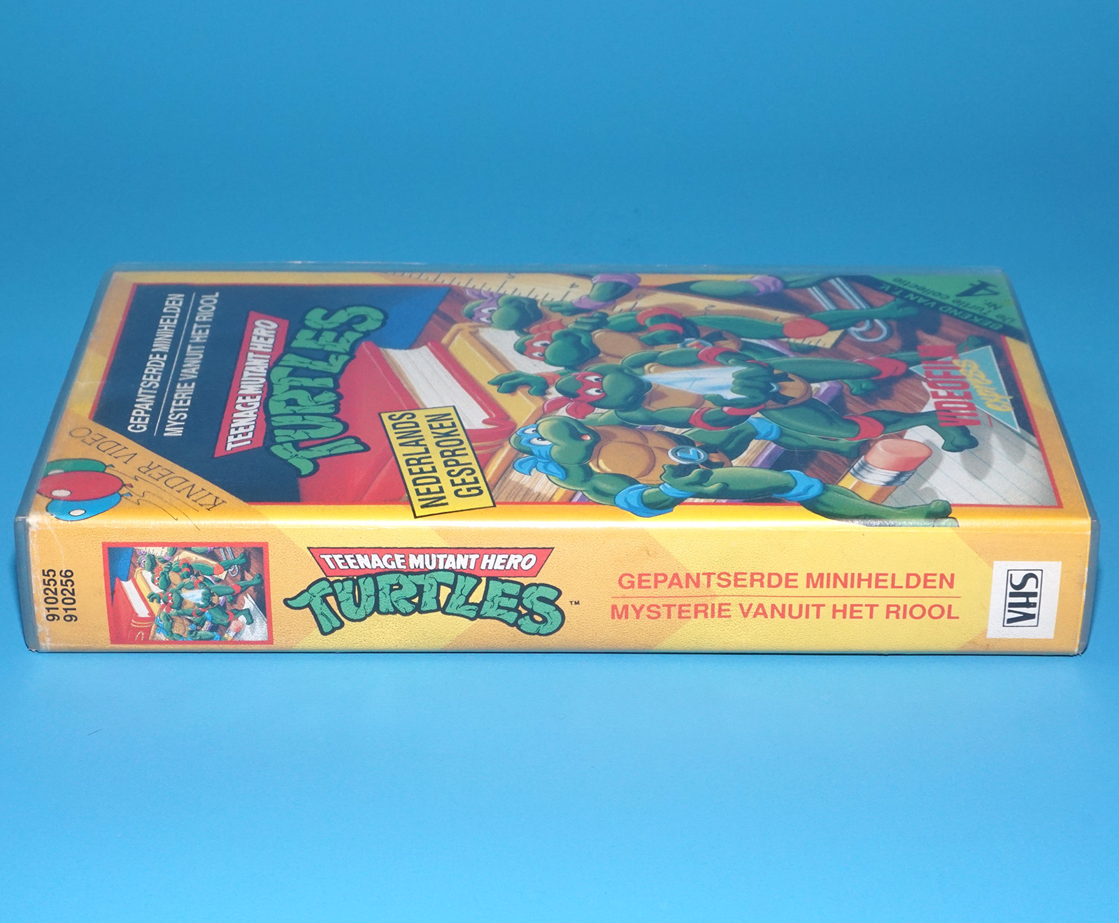 VHS TMNT TEENAGE MUTANT HERO TURTLES TURTLE COLLECTION NR.4 PAL DUTCH 1991 VIDEOFILM EXPRESS - Image 3