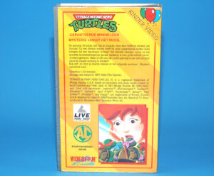 VHS TMNT TEENAGE MUTANT HERO TURTLES TURTLE COLLECTION NR.4 PAL DUTCH 1991 VIDEOFILM EXPRESS