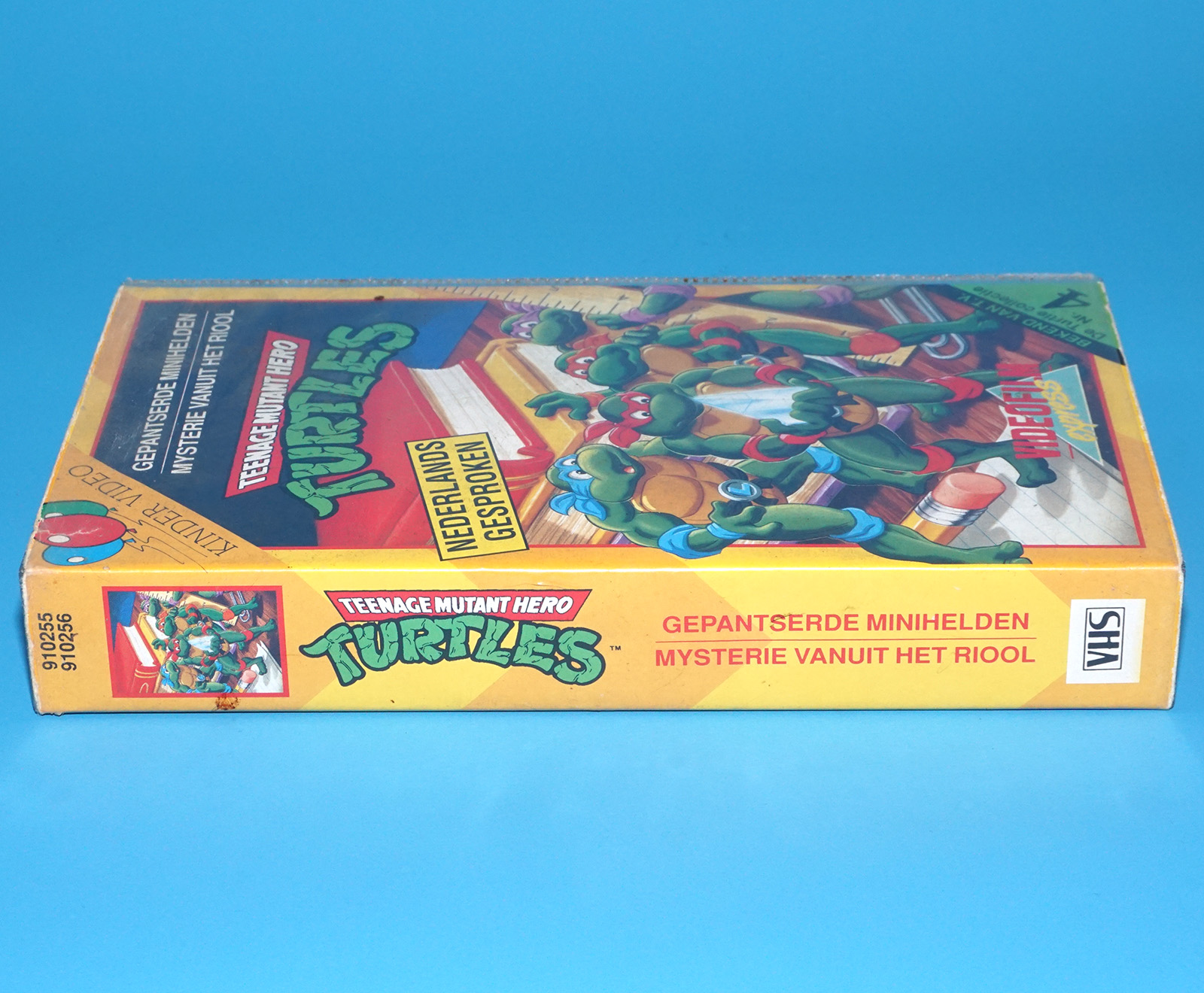 VHS TMNT TEENAGE MUTANT HERO TURTLES TURTLE COLLECTION NR.4 PAL DUTCH 1991 VIDEOFILM EXPRESS - Image 3