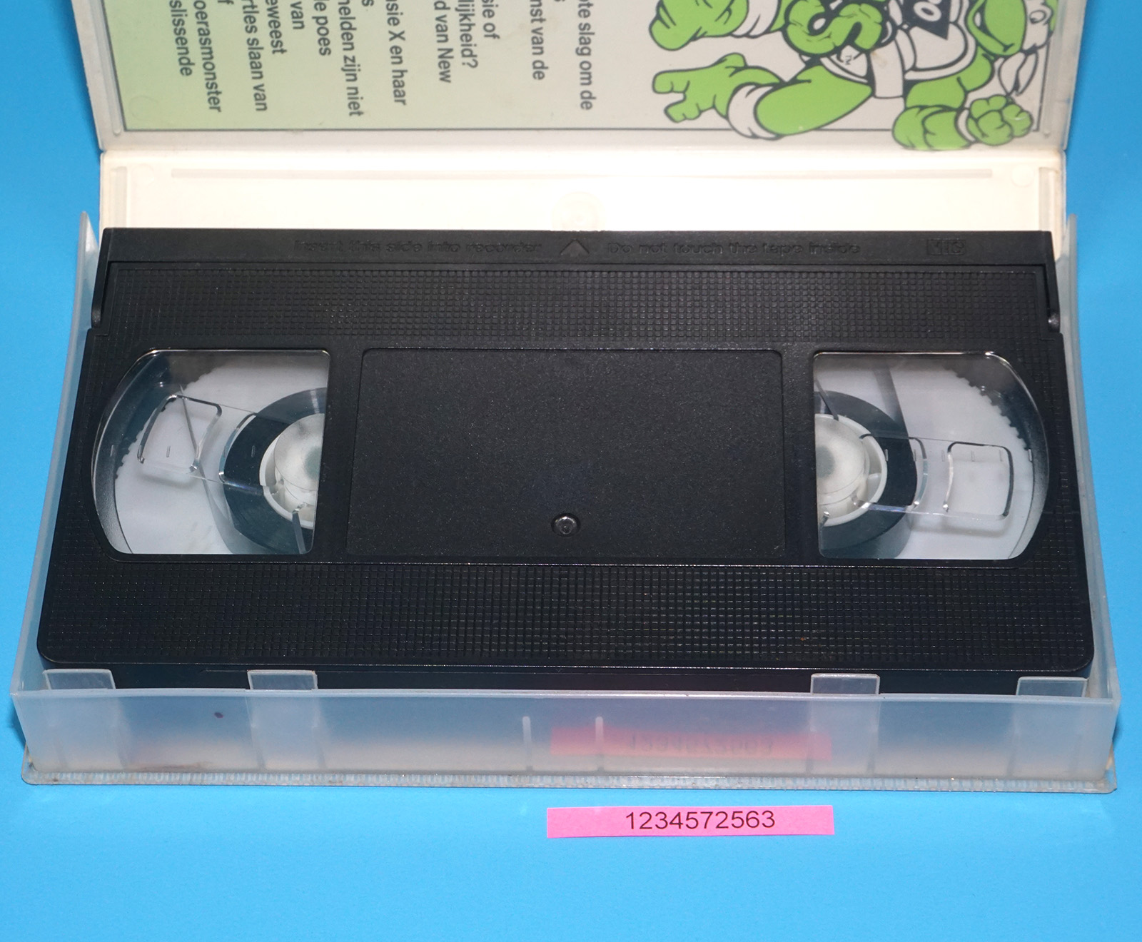 VHS TMNT TEENAGE MUTANT HERO TURTLES TURTLE COLLECTION NR.4 PAL DUTCH 1991 VIDEOFILM EXPRESS - Image 4