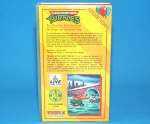 VHS TMNT TEENAGE MUTANT HERO TURTLES TURTLE COLLECTION NR.5 PAL DUTCH 1991 VIDEOFILM EXPRESS