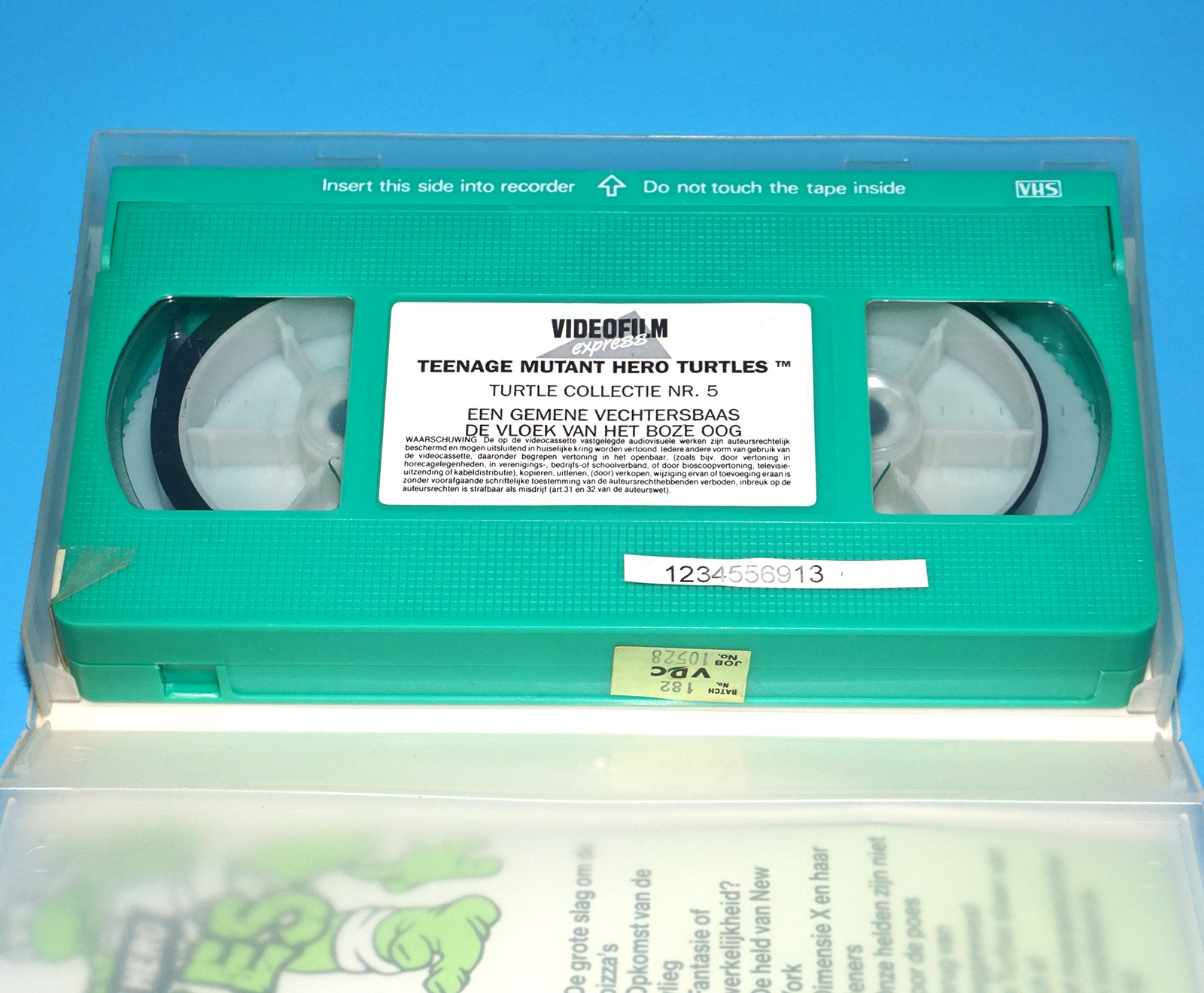 VHS TMNT TEENAGE MUTANT HERO TURTLES TURTLE COLLECTION NR.5 PAL DUTCH 1991 VIDEOFILM EXPRESS - Image 4