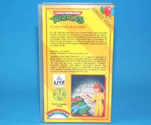 VHS TMNT TEENAGE MUTANT HERO TURTLES TURTLE COLLECTION NR.6 PAL DUTCH 1991 CARTOONS R FUN