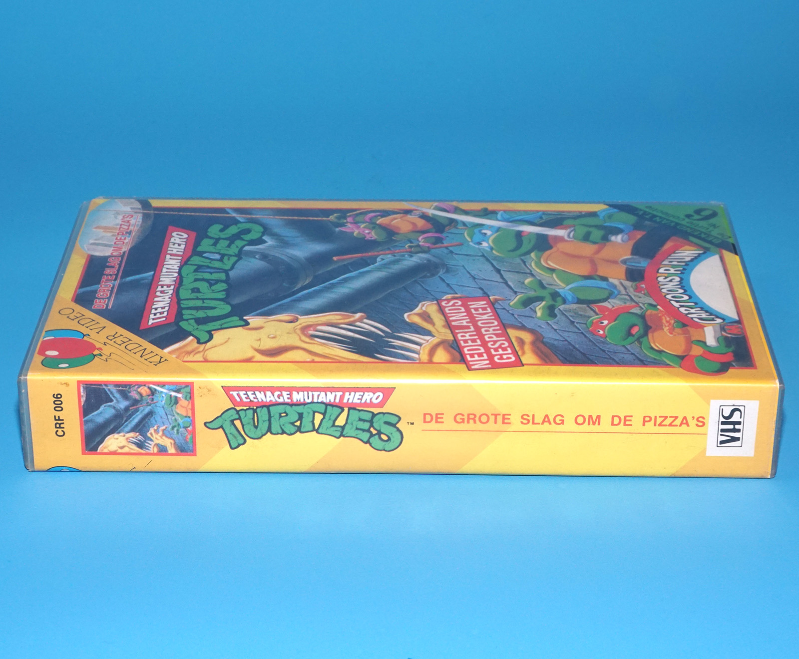 VHS TMNT TEENAGE MUTANT HERO TURTLES TURTLE COLLECTION NR.6 PAL DUTCH 1991 CARTOONS R FUN - Image 3