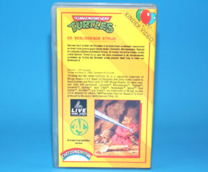 VHS TMNT TEENAGE MUTANT HERO TURTLES TURTLE COLLECTION NR.7 PAL DUTCH 1991 CARTOONS R FUN