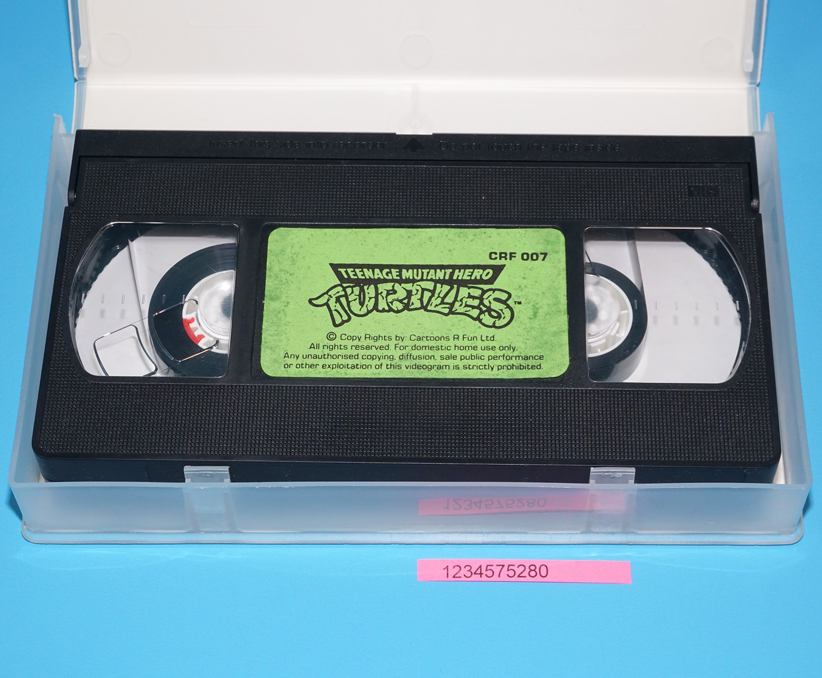 VHS TMNT TEENAGE MUTANT HERO TURTLES TURTLE COLLECTION NR.7 PAL DUTCH 1991 CARTOONS R FUN - Image 4