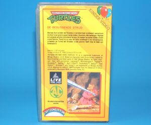 VHS TMNT TEENAGE MUTANT HERO TURTLES TURTLE COLLECTION NR.7 PAL DUTCH 1991 CARTOONS R FUN