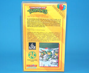 VHS TMNT TEENAGE MUTANT HERO TURTLES TURTLE COLLECTION NR.8 PAL DUTCH 1991 VIDEOFILM EXPRESS