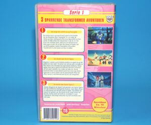 VHS TRANSFORMERS SERIE 1 PAL DUTCH SUBS 1986 HOLLAND