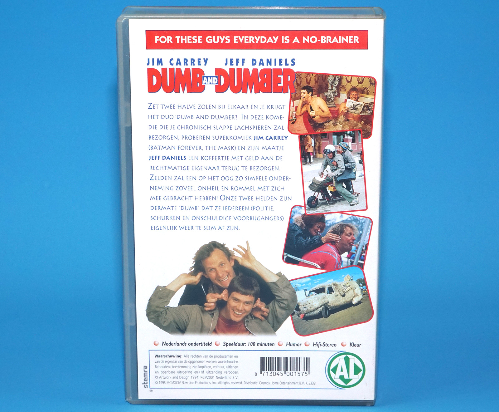 VHS DUMB AND DUMBER 1994 PAL DUTCH SUBS 1995 COSMOS HOME ENTERTAINMENT - Image 2