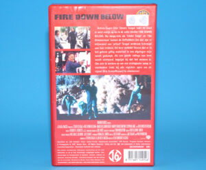 VHS FIRE DOWN BELOW PAL DUTCH SUBS 1997 WARNER HOME VIDEO