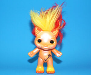 THE ZELFS LOVE YOUR ZELF LIL’D FIRESPRITE GLOW IN THE DARK TROLL DOLL 2013 MOOSE TOYS