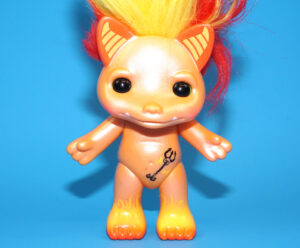 THE ZELFS LOVE YOUR ZELF LIL’D FIRESPRITE GLOW IN THE DARK TROLL DOLL 2013 MOOSE TOYS