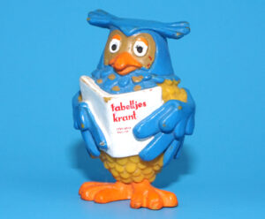 FABELTJESKRANT DAILY FABLE FABLERNAS VARLD MARCHENWALD PVC FIGURE MR OWL 1985 BULLYLAND BULLY GERMANY SCHLEICH