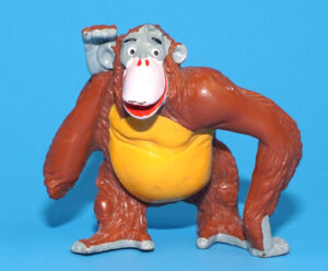 DISNEY JUNGLE BOOK PVC TOY FIGURE KING LOUIE 1982 BULLYLAND BULLY