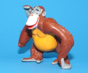 DISNEY JUNGLE BOOK PVC TOY FIGURE KING LOUIE 1982 BULLYLAND BULLY