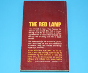 THE RED LAMP MARY ROBERTS RINEHART 1966 DELL PUBLISHING PB