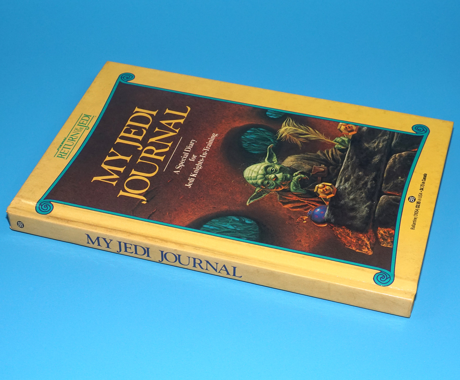 STAR WARS ROTJ MY JEDI JOURNAL A SPECIAL DIARY 1983 BALLANTINE BOOKS HC - Image 4