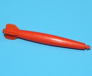 A-TEAM ORIGINAL SPARE PART 3,5″ SERIES INTERCEPTOR JET BOMBER MISSILE 1983 GALOOB