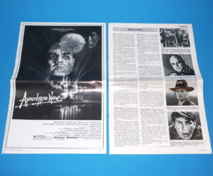APOCALYPSE NOW PRESS KIT CINEMA POSTER ORDER CATALOG MOVIE STILLS KEY SET 1979 UNITED ARTISTS READ