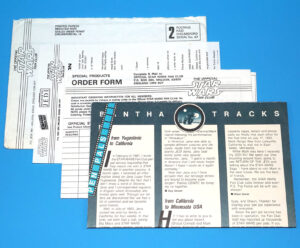 STAR WARS OFFICIAL FAN CLUB KIT 1984 BANTHA TRACKS NUMBER 23 + ORDER FORMS