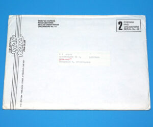 STAR WARS OFFICIAL FAN CLUB KIT 1984 BANTHA TRACKS NUMBER 25 + ORDER FORMS