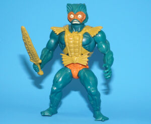 MOTU HE-MAN MASTERS OF THE UNIVERSE MER-MAN 100% COMPLETE TAIWAN COO 1982 MATTEL