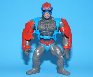 MOTU HE-MAN MASTERS OF THE UNIVERSE STRATOS 100% COMPLETE MALAYSIA RED WINGS DARK BLUE GOGGLES 1981 MATTEL