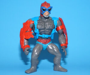 MOTU HE-MAN MASTERS OF THE UNIVERSE STRATOS 100% COMPLETE MALAYSIA RED WINGS DARK BLUE GOGGLES 1981 MATTEL