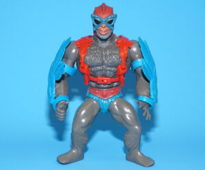MOTU HE-MAN MASTERS OF THE UNIVERSE STRATOS 100% COMPLETE MALAYSIA BLUE WINGS 1981 MATTEL READ