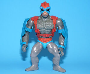 MOTU HE-MAN MASTERS OF THE UNIVERSE STRATOS 100% COMPLETE TAIWAN BLUE WINGS 1981 MATTEL