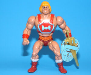 MOTU HE-MAN MASTERS OF THE UNIVERSE THUNDERPUNCH HE-MAN 100% COMPLETE TAIWAN 1985 MATTEL