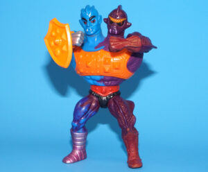 MOTU HE-MAN MASTERS OF THE UNIVERSE TWO-BAD ROUND BACK 100% COMPLETE 1985 MATTEL