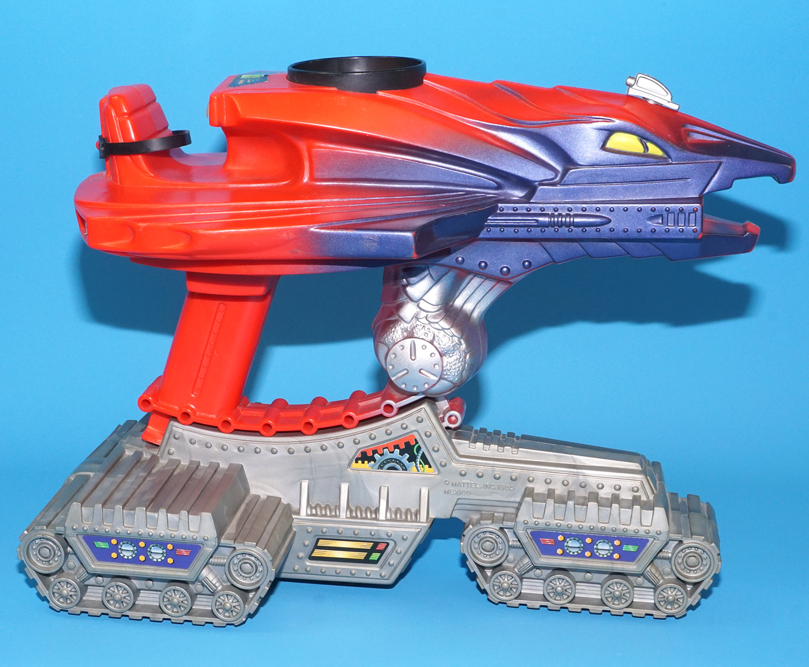 MOTU HE-MAN MASTERS OF THE UNIVERSE BLASTER HAWK NEAR COMPLETE MEXICO 1984 MATTEL WORKS! - Image 2