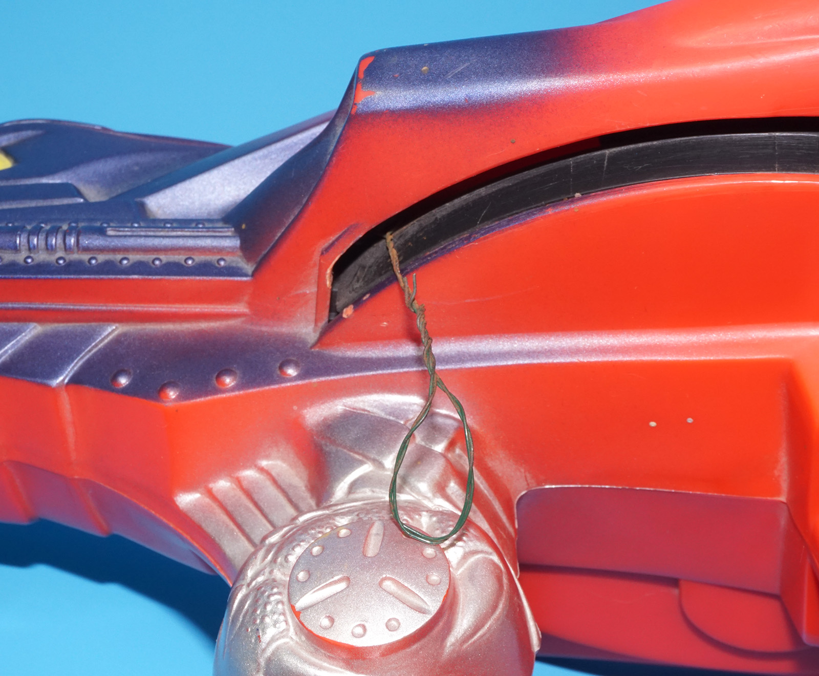 MOTU HE-MAN MASTERS OF THE UNIVERSE BLASTER HAWK NEAR COMPLETE MEXICO 1984 MATTEL WORKS! - Image 3