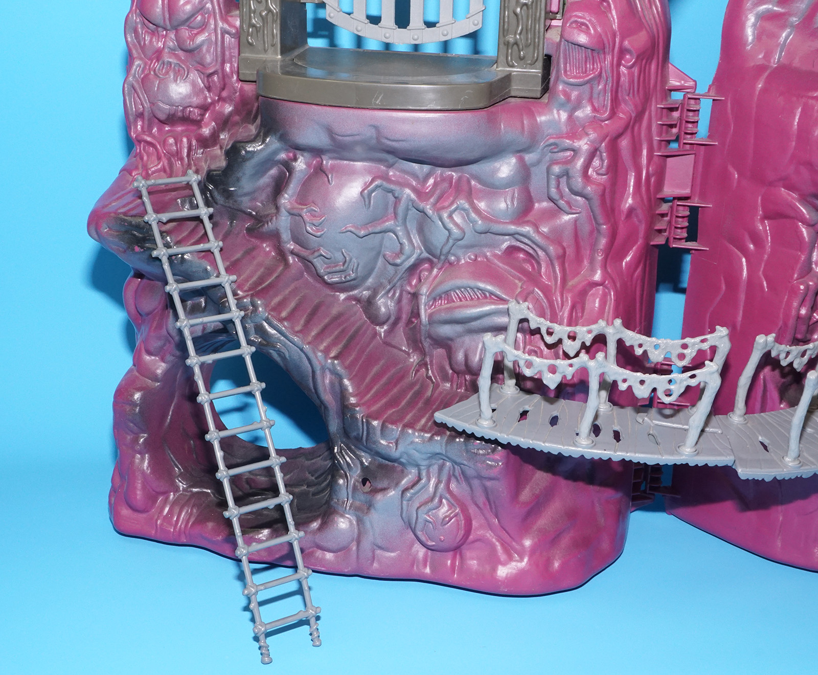 MOTU HE-MAN MASTERS OF THE UNIVERSE SNAKE MOUNTAIN 100% COMPLETE ITALY COO 1984 MATTEL WORKS! - Image 4
