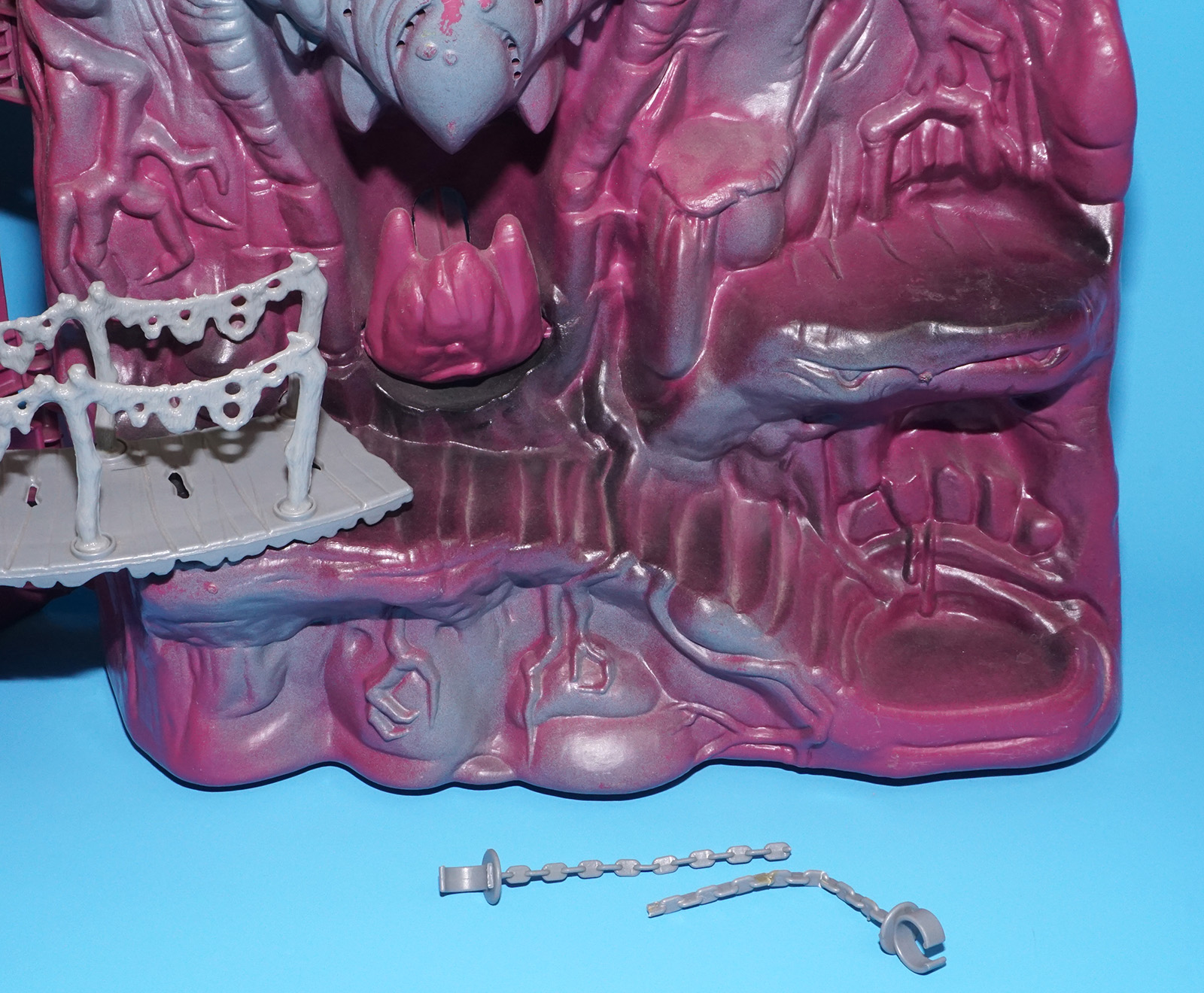 MOTU HE-MAN MASTERS OF THE UNIVERSE SNAKE MOUNTAIN 100% COMPLETE ITALY COO 1984 MATTEL WORKS! - Image 7