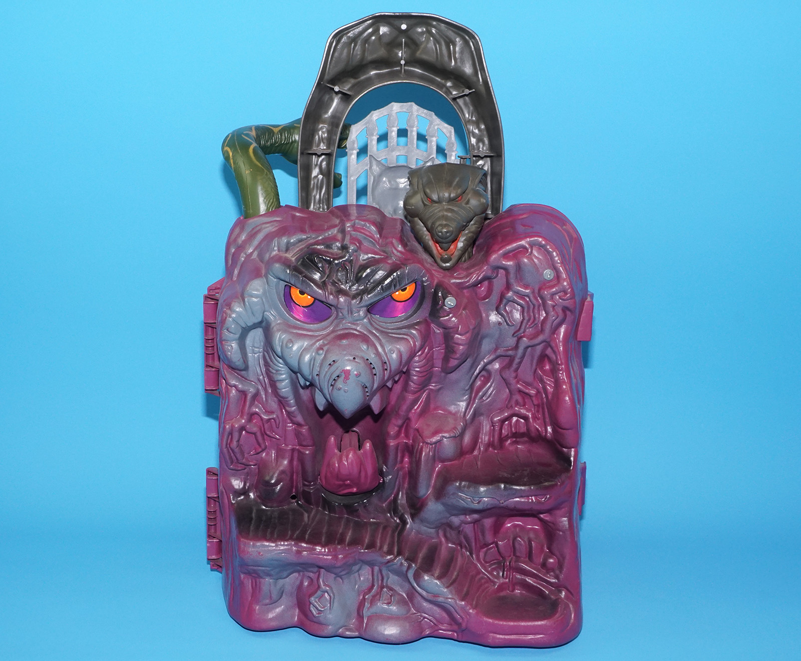 MOTU HE-MAN MASTERS OF THE UNIVERSE SNAKE MOUNTAIN 100% COMPLETE ITALY COO 1984 MATTEL WORKS! - Image 11