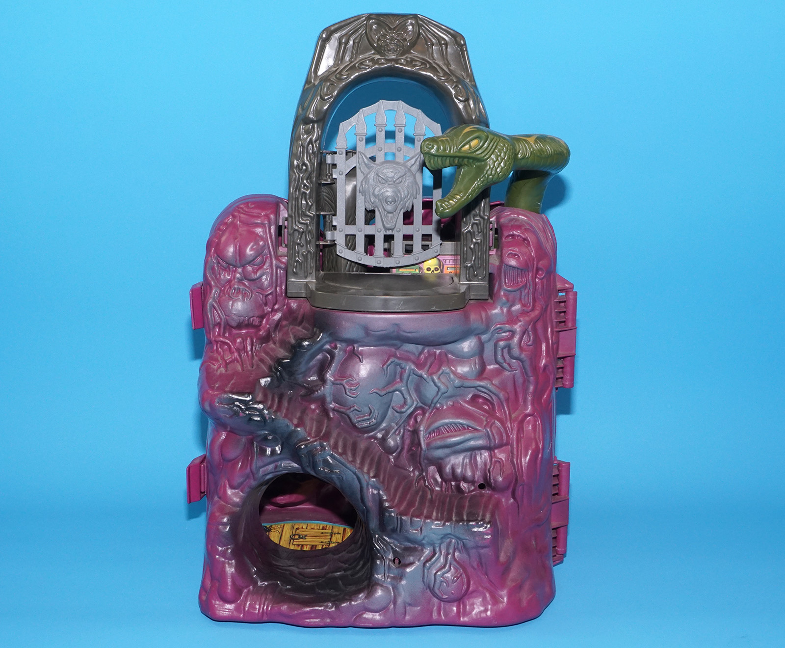 MOTU HE-MAN MASTERS OF THE UNIVERSE SNAKE MOUNTAIN 100% COMPLETE ITALY COO 1984 MATTEL WORKS! - Image 12