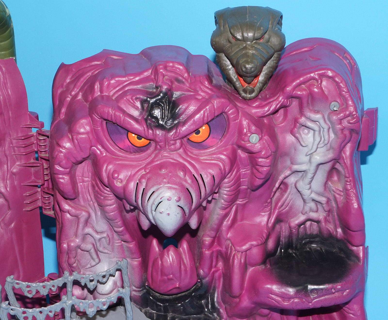 MOTU HE-MAN MASTERS OF THE UNIVERSE SNAKE MOUNTAIN 100% COMPLETE USA COO 1984 MATTEL WORKS! - Image 6